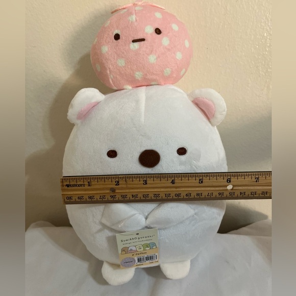 San-X Sumikko Gurashi Shirokuma & Furoshiki Plush - Picture 7 of 7